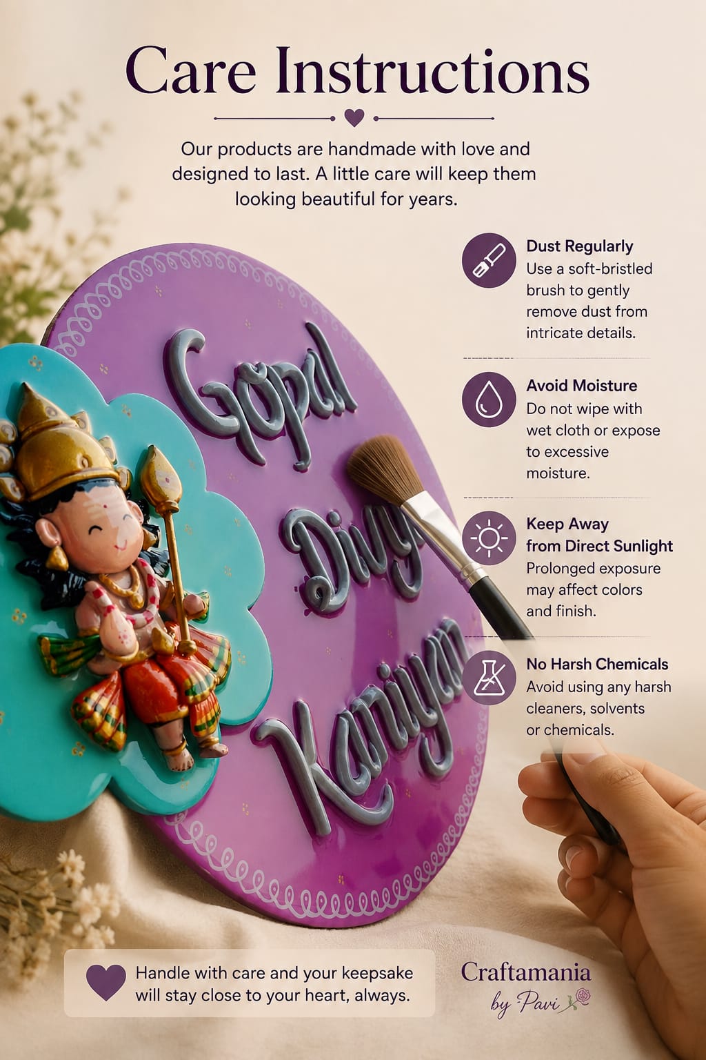 Caring for Your Handmade Treasures